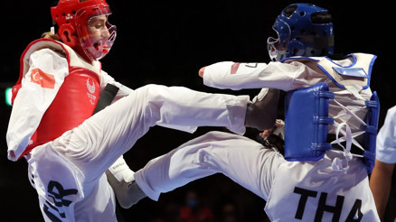 2020 Tokyo Paralimpik Oyunları: Tekvando kadınlar K44 sınıfında Meryem Çavdar finale yükseldi, madalyayı garantiledi
