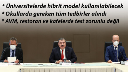Son dakika haberi: Bilim Kurulu toplantısının ardından kritik açıklamalar peş peşe geldi: Yüz yüze eğitimden dönüş yok