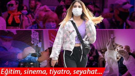 Aşı olmayana test dönemi Aşısıza hayat artık daha zor: Eğitim, sinema, tiyatro, seyahat...