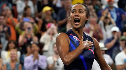 19 yaşındaki Leylah Fernandez, ABD Açıkta çeyrek finale yükseldi