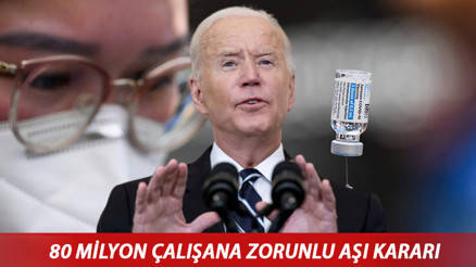 Biden Sabrımız tükeniyor dedi ve son noktayı koydu: 80 milyon çalışana aşı zorunluluğu geldi Biden Sabrımız tükeniyor dedi ve son noktayı koydu: 80 milyon çalışana aşı zorunluluğu geldi