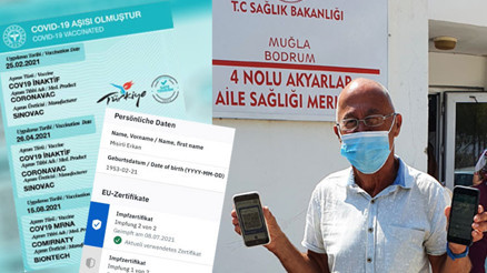 2 kez Almanya’da, 4 kez Türkiye’de aşı oldu