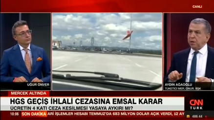 HGS geçiş ihlali cezasına emsal karar HGS geçiş ihlali cezasına emsal karar