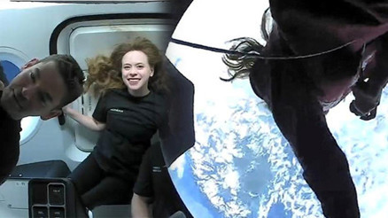 Dünya yörüngesine çıkan ilk turistler yeryüzüne döndü