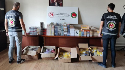 İstanbulda 1 milyon TL değerinde kaçak tütün ve tütün mamülü ele geçirildi​