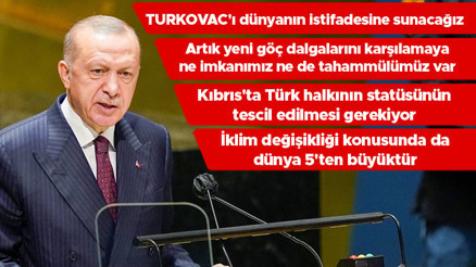 Son dakika haberi: Cumhurbaşkanı Erdoğandan BM Genel Kurulunda önemli mesajlar