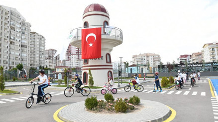 Mamaklı minikler pedal çevirdi