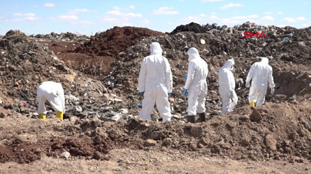 Iraklı Sally soruşturmasında, şehir çöplüğünde arama yapılıyor