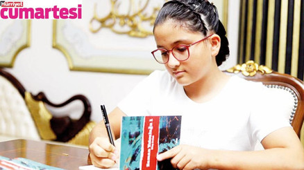 11 yaşında, 2 kitap yazdı: Hikâyelerimde bilimin önemini vurgulamak istedim