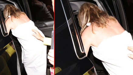 Kathy Hilton işte bu yüzden soyunup masa örtüsüne sarınmış