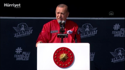 Cumhurbaşkanı Erdoğandan TEKNOFESTte konuştu