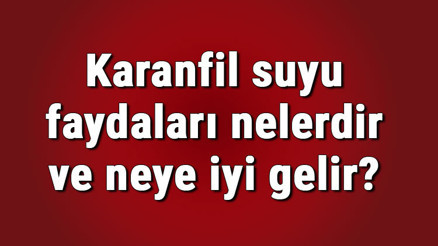 Karanfil suyu faydaları nelerdir ve neye iyi gelir Karanfil suyunun saça ve cilde faydaları Karanfil suyu faydaları nelerdir ve neye iyi gelir Karanfil suyunun saça ve cilde faydaları