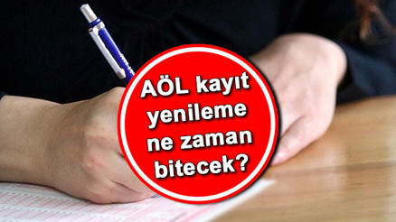 AÖL kayıt ve kayıt yenileme tarihleri uzatıldı 2021 Açık Lise (AÖL) kayıtları ne zaman bitecek