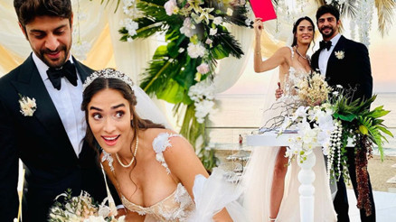 Survivor Melisa Emirbayer ve Sami Hamidi evlendi