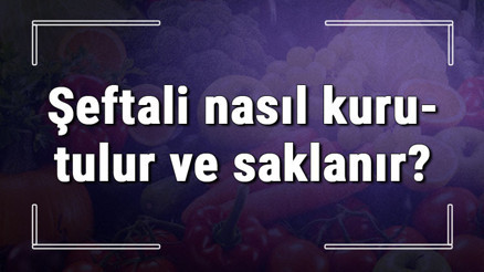 Şeftali nasıl kurutulur ve saklanır Evde kışlık şeftaliyi fırında ve diğer kurutma ipuçları