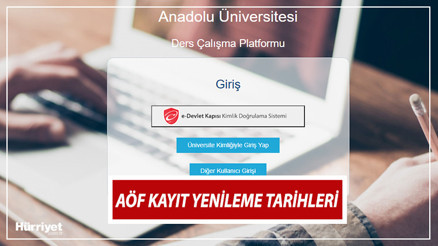 AÖF kayıt yenileme ne zaman hangi gün bitiyor Son gün geldi... İşte Açıköğretim kayıt yenileme işleminde son tarih bilgisi ve kayıt ücreti AÖF kayıt yenileme ne zaman hangi gün bitiyor Son gün geldi... İşte Açıköğretim kayıt yenileme işleminde son tarih bilgisi ve kayıt ücreti