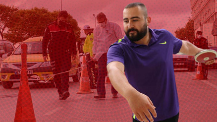 Milli sporcuya trafikte kurşun yağmuru