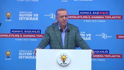 Cumhurbaşkanı Erdoğan, AK Parti Adana Genişletilmiş İl Danışma Toplantısında açıklamalarda bulundu