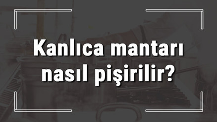 Kanlıca mantarı nasıl pişirilir En güzel taze kanlıca mantarı nasıl yapılır