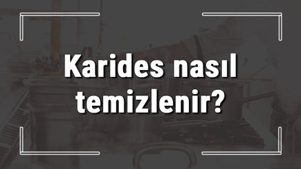 Karides nasıl temizlenir Dondurulmuş, küçük karides nasıl pişirilir