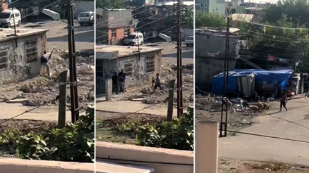 Adanada iki grup arasında silahlı çatışma O anlar kamerada