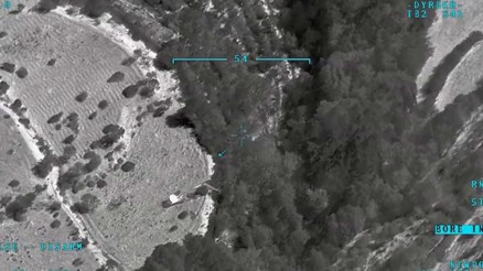 2 teröristin etkisiz hale getirildiği operasyon UÇBEY kamerasında