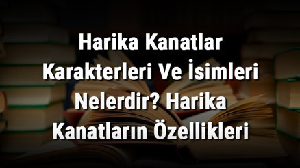 Harika Kanatlar Karakterleri Ve İsimleri Nelerdir Harika Kanatların Özellikleri