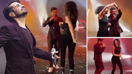 Beren Saatten Kenan Doğulu konserine damga vuran dans