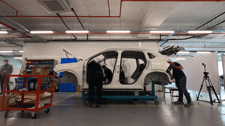 TOGG, sosyal medya hesabından yerli araç üretimine ilişkin yeni görüntüler paylaştı