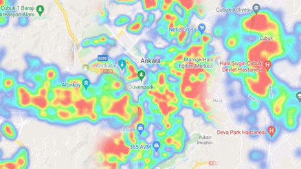 Ankara ilçe ilçe koronavirüs risk haritası... İşte kırmızı olan ilçeler