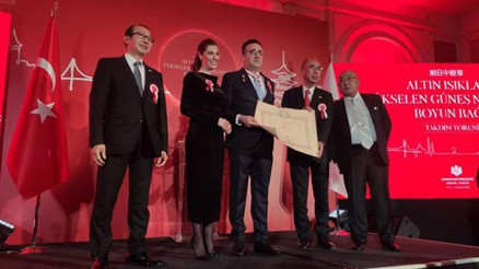 THY Yönetim Kurulu Başkanı İlker Aycıya Japonyadan büyük onur