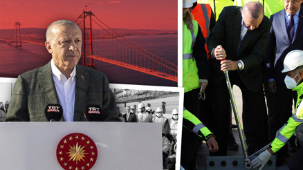 Son dakika... Çanakkale Köprüsünde sona doğru... Cumhurbaşkanı Erdoğandan Kanal İstanbul mesajı