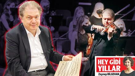 ‘Unkapanı’nda bir Batılı kemancı’