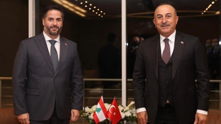 Dışişleri Bakanı Çavuşoğlu, Lübnan Ekonomi Bakanı Emin Selam ile gerçekleştirdi