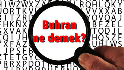 Buhran nedir, ne anlama gelir Buhran ne demek TDK sözlük anlamı..