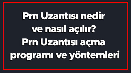 Prn Uzantısı nedir ve nasıl açılır Prn Uzantısı açma programı ve yöntemleri