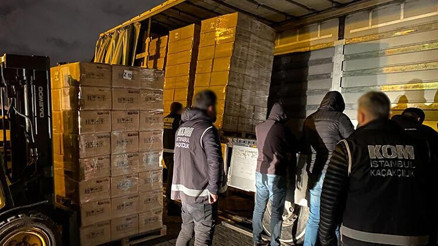 İstanbulda nargile tütünü ve makaron operasyonu