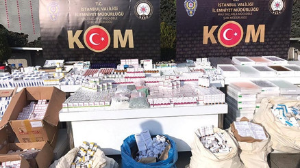 Sahte korona ilacına baskın