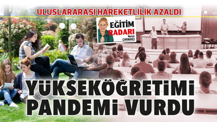 Yükseköğretimi pandemi vurdu