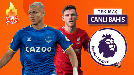 Merseyside Derbisine SÜPER ORAN ile iddaa oyna Everton-Liverpool maçının favorisi...