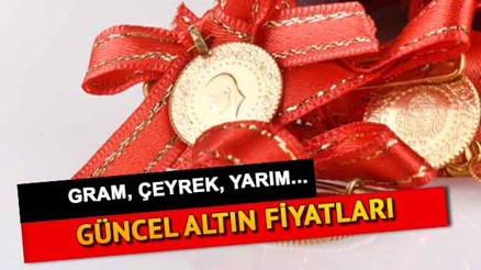 Canlı anlık altın fiyatları: 1 gram altın, yarım altın, çeyrek altın kaç TL İşte 7 Aralık atın fiyatları