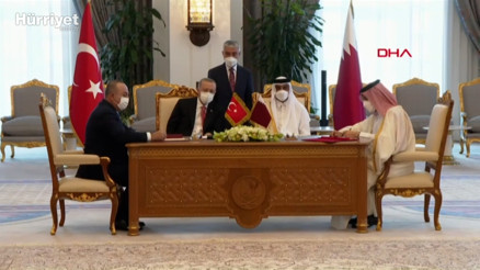 Türkiye ile Katar arasında anlaşmalar imzalandı