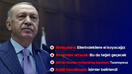 Cumhurbaşkanı Recep Tayyip Erdoğan, Katar ziyareti sonunda gazetecilerle bir araya geldi