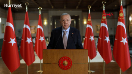 Cumhurbaşkanı Erdoğan, Daha Adil Bir Dünya programına video mesaj gönderdi