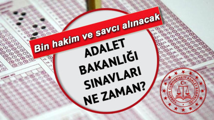 Adalet Bakanlığı sınavları ne zaman, saat kaçta ÖSYM Adalet Bakanlığı hakim ve savcı alımı sınav tarihlerini duyurdu Adalet Bakanlığı sınavları ne zaman, saat kaçta ÖSYM Adalet Bakanlığı hakim ve savcı alımı sınav tarihlerini duyurdu