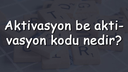 Aktivasyon be aktivasyon kodu nedir Aktivasyon kelimesinin TDK sözlük anlamı Aktivasyon be aktivasyon kodu nedir Aktivasyon kelimesinin TDK sözlük anlamı