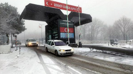 Trakyanın yükseklerinde kar yağışı: Kalınlığı 5 santimetre oldu