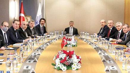 Bankacılarla ekonomi toplantısı Bankacılarla ekonomi toplantısı