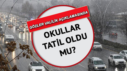 Ankarada bugün okullar tatil mi 21 Aralık Salı okullar tatil oldu mu Ankara Valiliği son açıklamaları