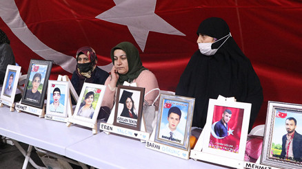 Evlat nöbetindeki anne: Gelin, devlet güçlerimize teslim olun